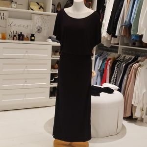 VICTORIA'S SECRET Black Knit Bodycon Maxi Dress
